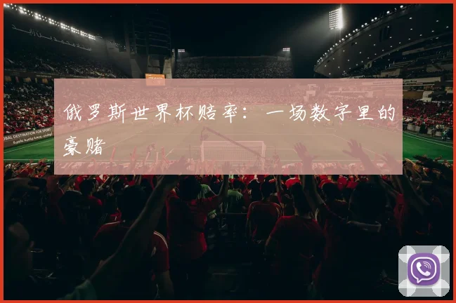 俄罗斯世界杯赔率：一场数字里的豪赌