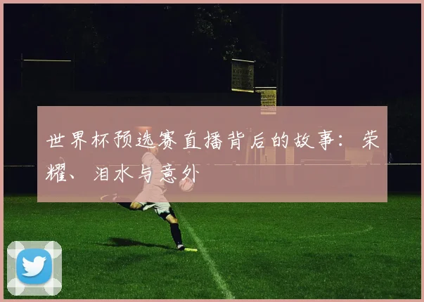 世界杯预选赛直播背后的故事：荣耀、泪水与意外